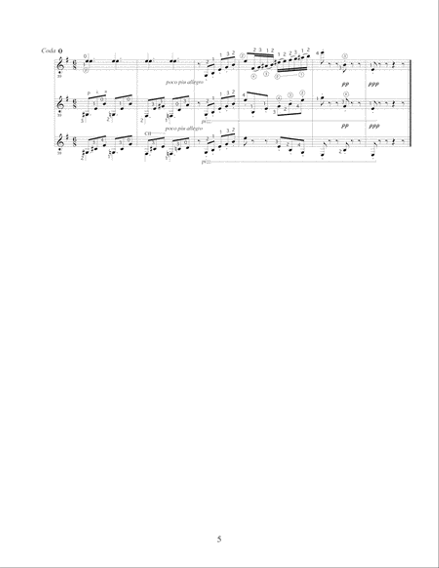 Laurindo Almeida Guitar Trios, Volume Two Guitar Ensemble scores gallery preview page 6