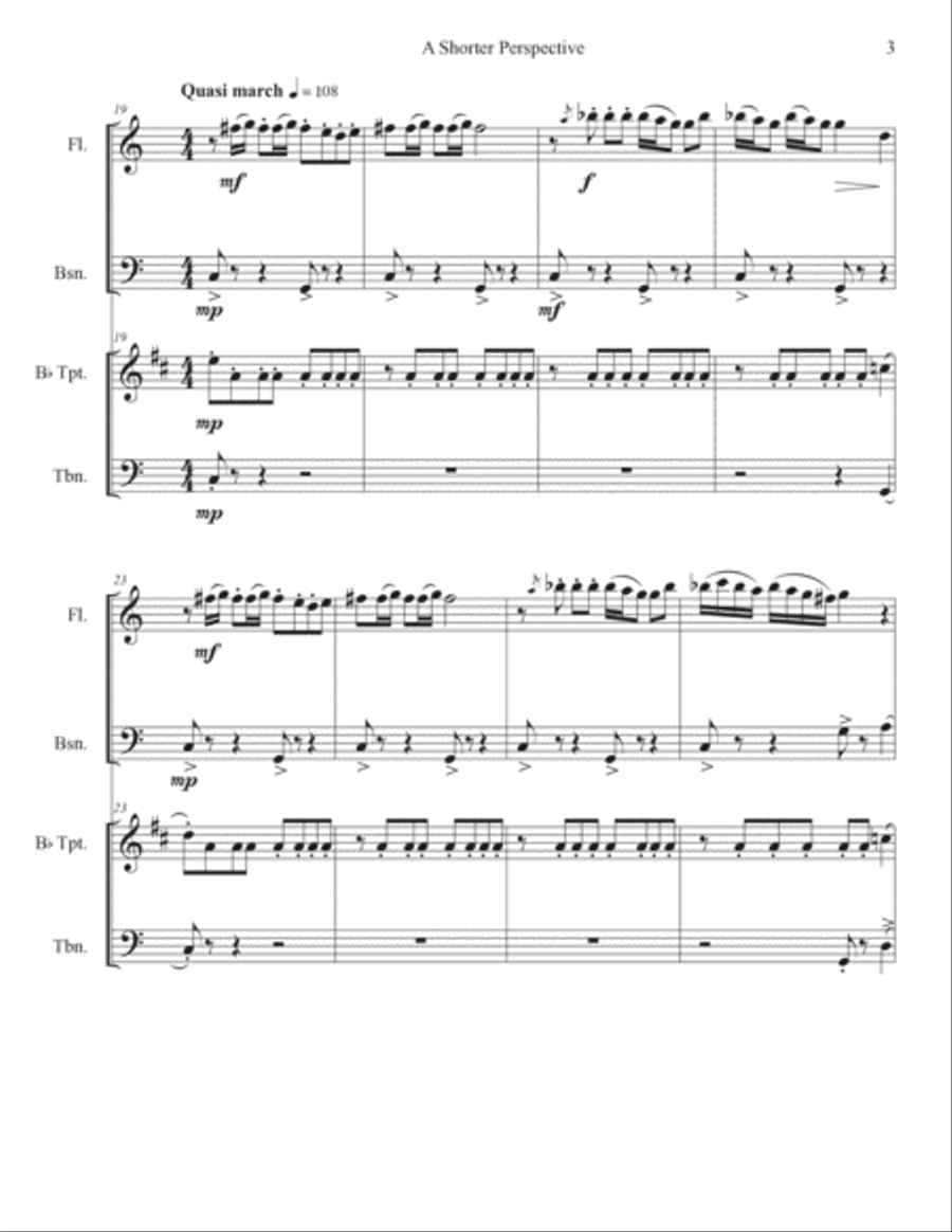 A Shorter Perspective Small Ensemble scores gallery preview page 4