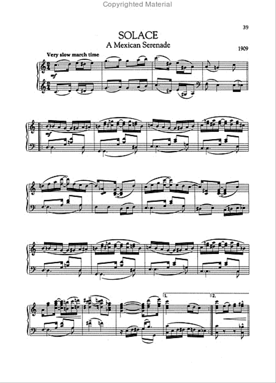 Selected Piano Rags Piano Solo scores gallery preview page 4