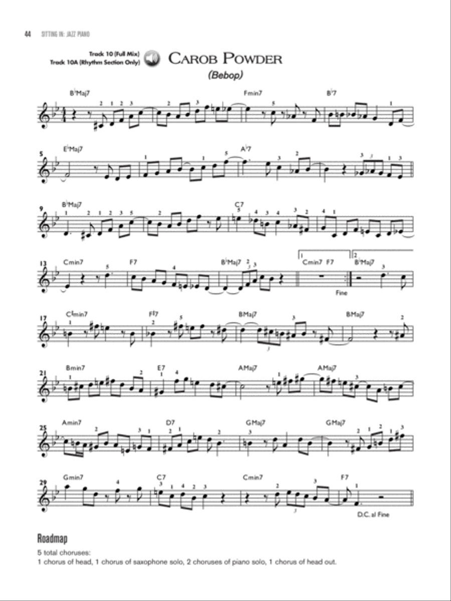 Sitting In -- Jazz Piano Piano Method scores gallery preview page 3