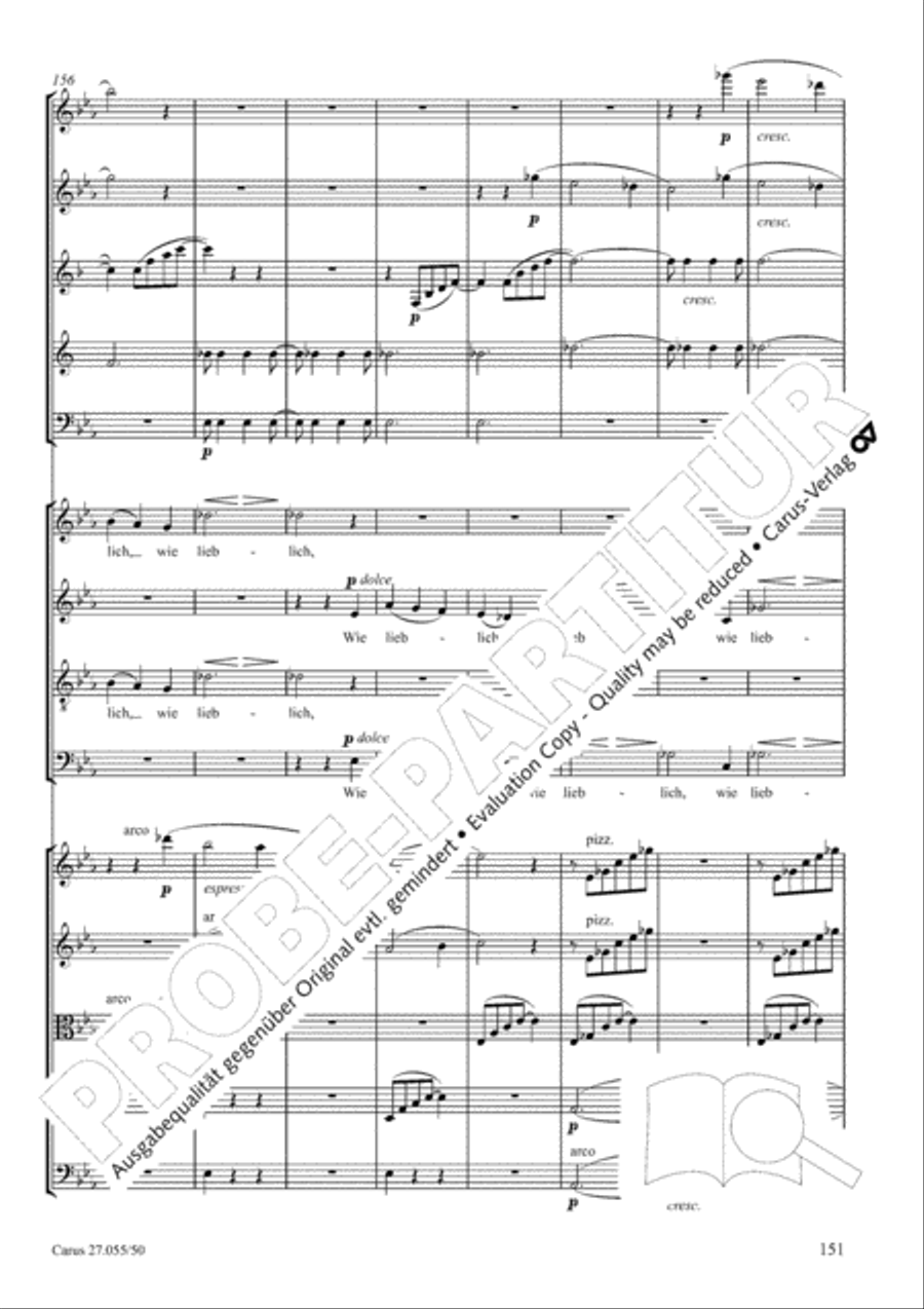 Ein Deutsches Requiem (German Requiem) 4-Part scores gallery preview page 158