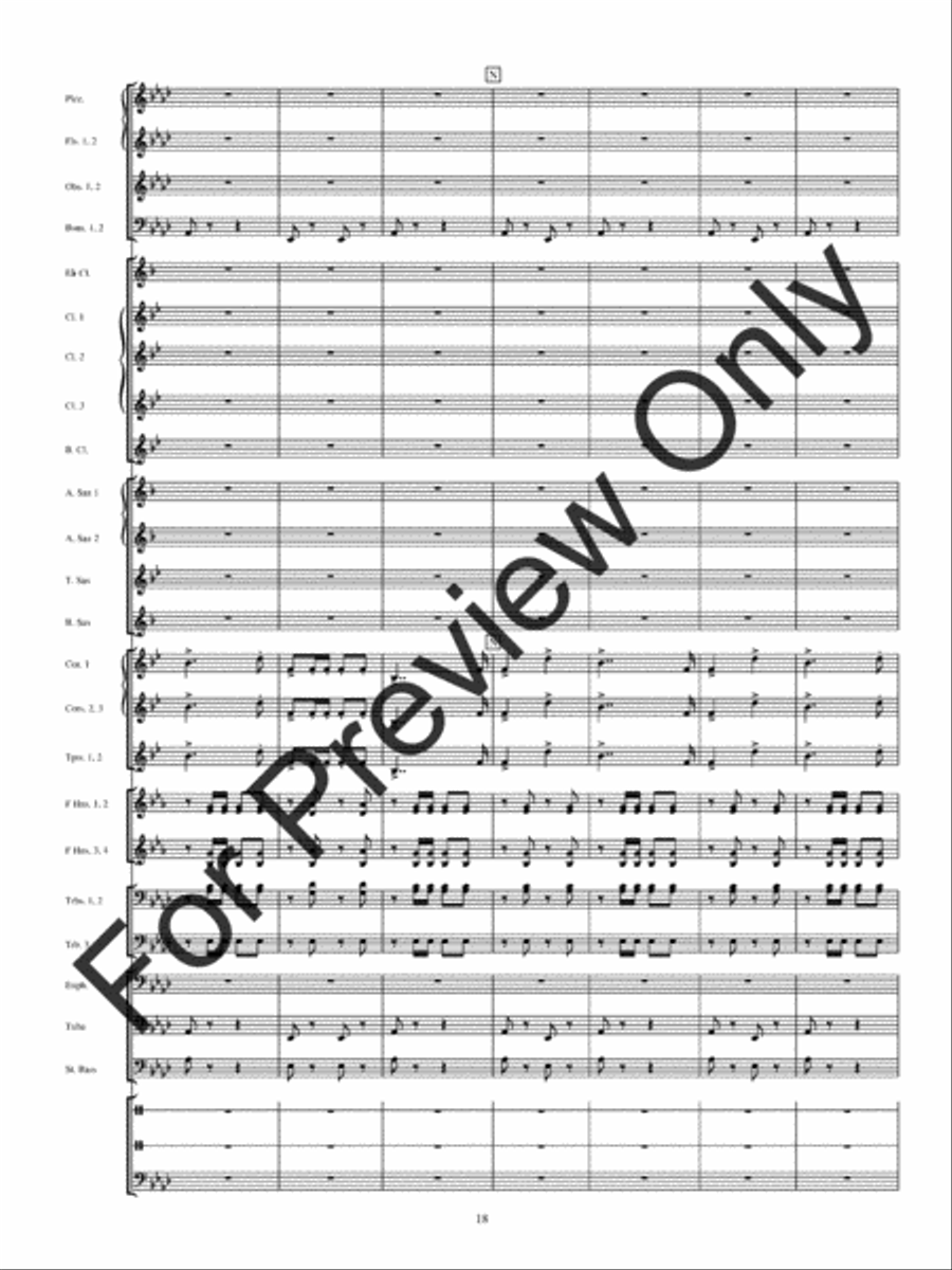 Inglesina The Little English Girl (Score) Concert Band scores gallery preview page 21
