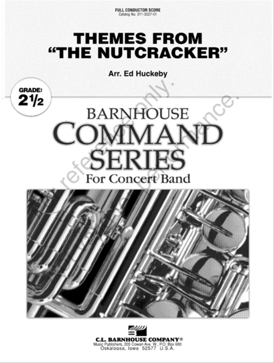 Themes from the Nutcracker Concert Band scores gallery preview page 2