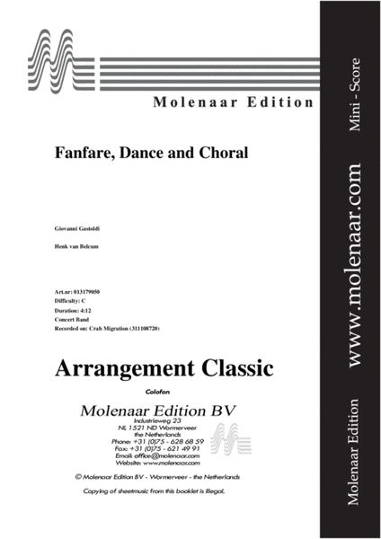 Fanfare, Dance and Choral image number null