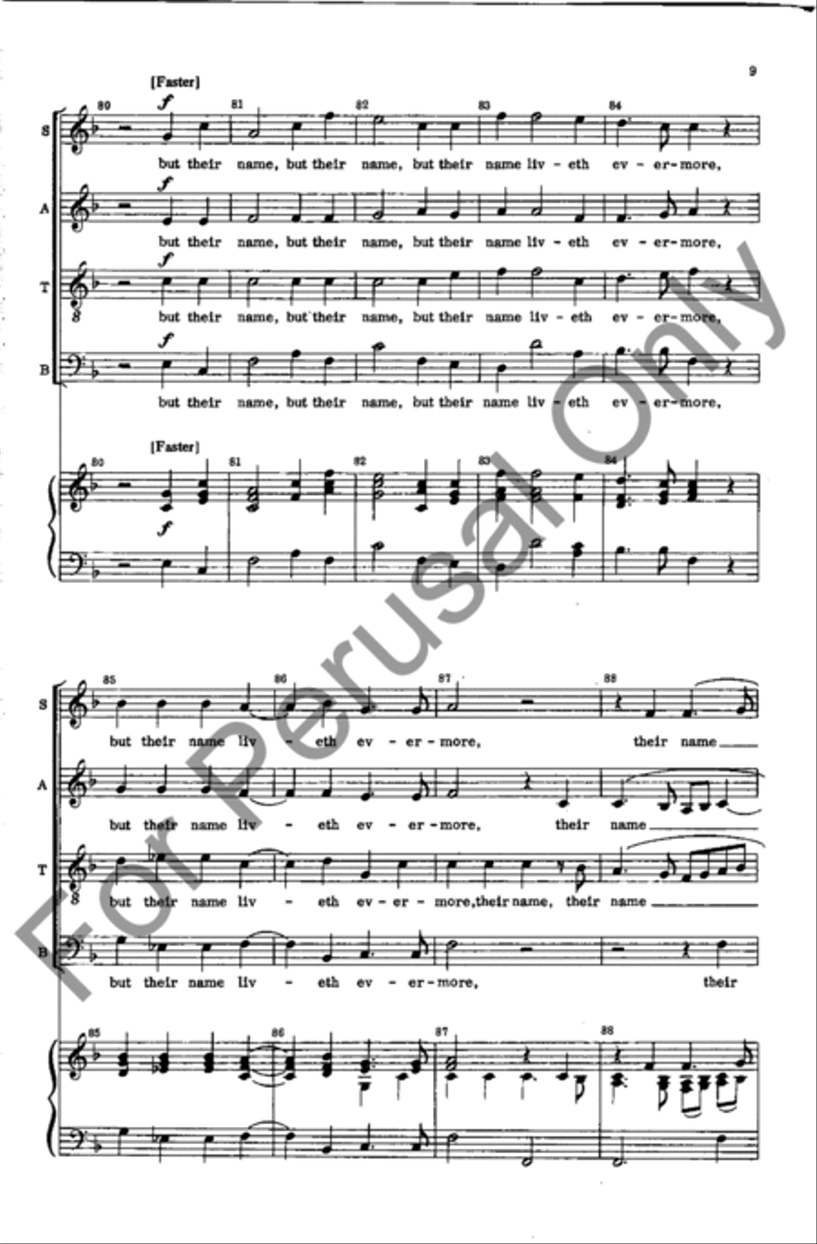 Their Bodies Are Buried In Peace 4-Part scores gallery preview page 9
