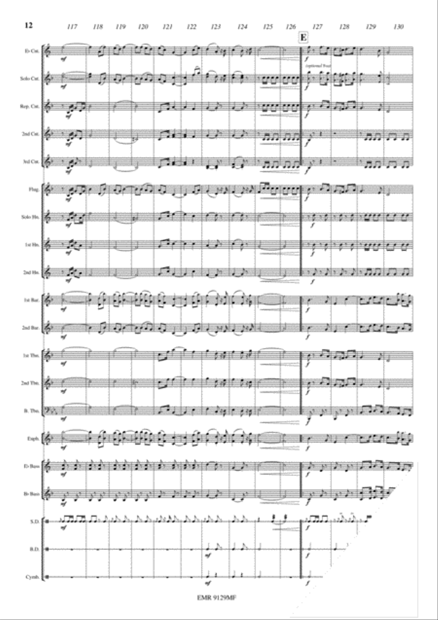 March Of Honor March Of Honor Brass Band scores gallery preview page 12