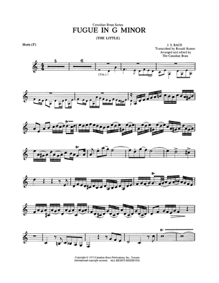 Book cover for Fugue in G minor - Horn in F