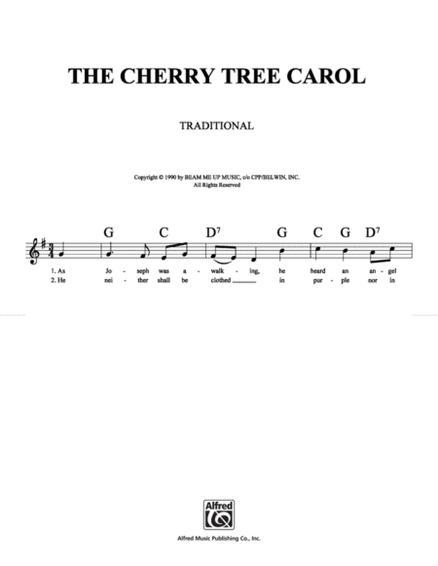 Cherry Tree Carol, The