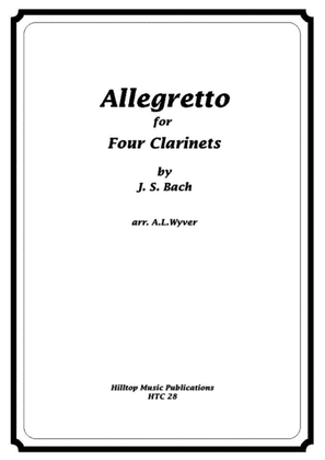 Allegretto arr. four clarinets
