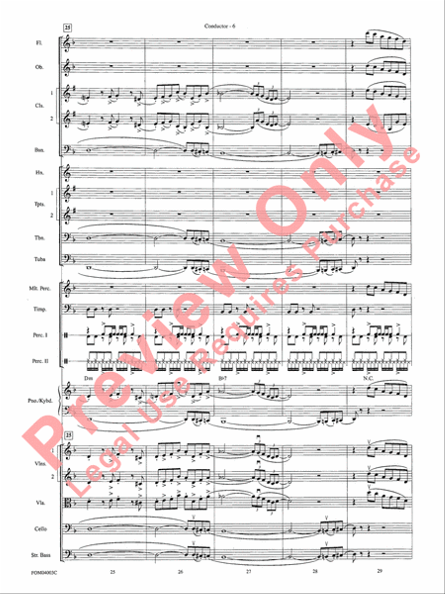 The Pink Panther Full Orchestra scores gallery preview page 9