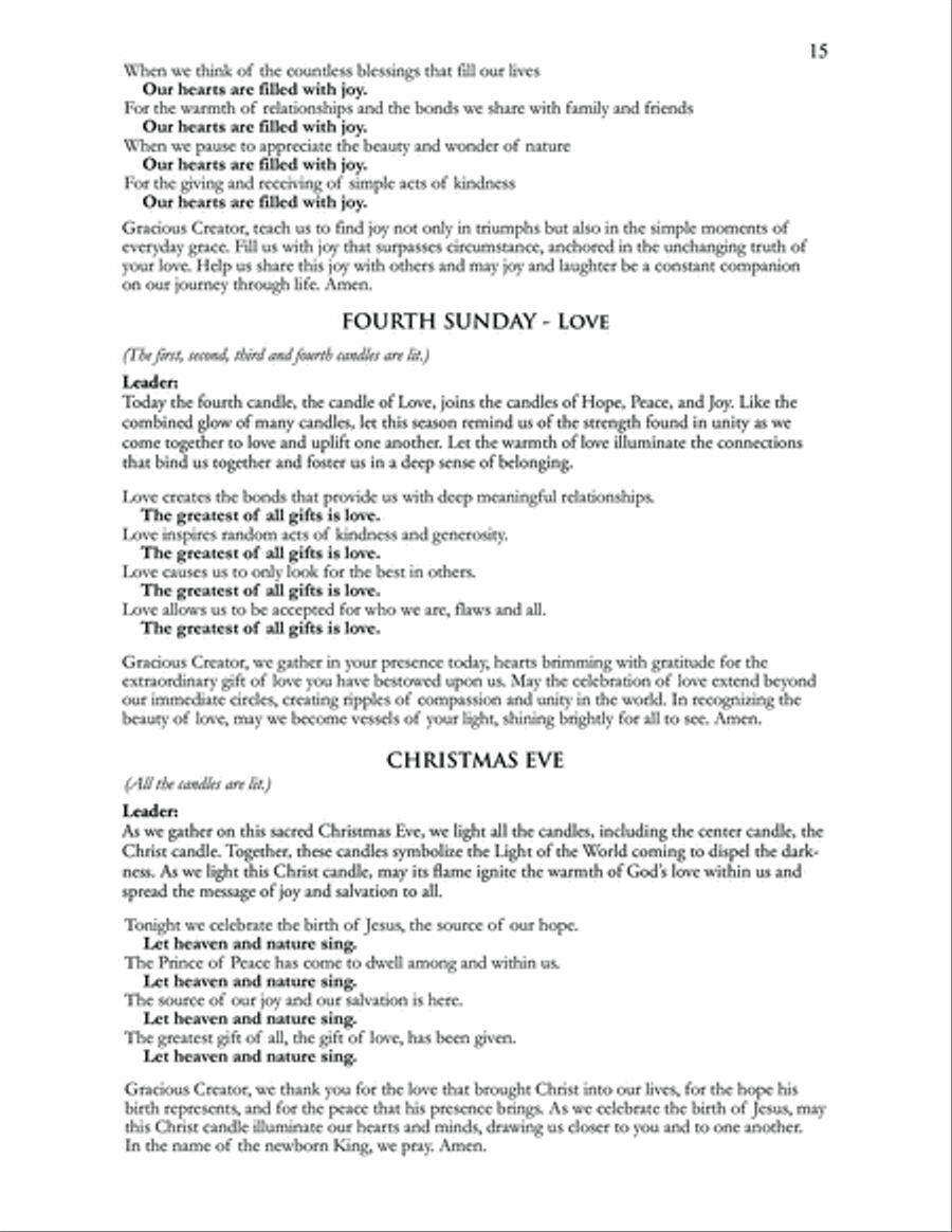 Advent's Holy Light