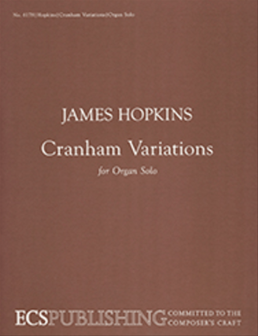 Cranham Variations (In the Bleak Midwinter) Organ scores gallery preview page 1