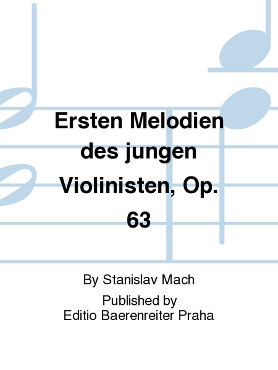 Ersten Melodien des jungen Violinisten, op. 63