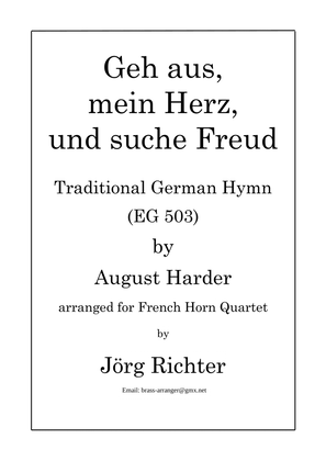 Geh aus, mein Herz, und suche Freud (EG 503) für Horn Quartett