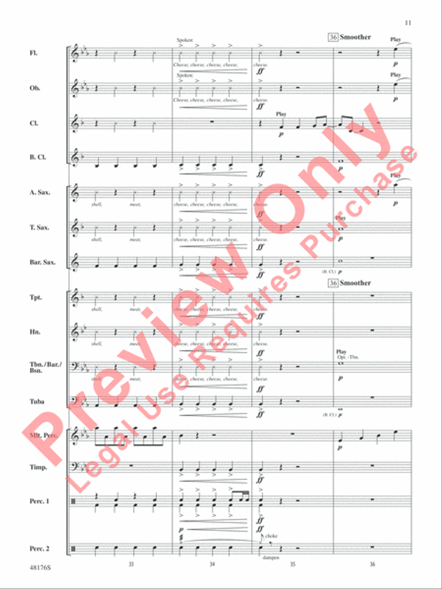 It's Raining Tacos It's Raining Tacos Concert Band scores gallery preview page 12