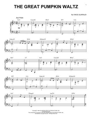 The Great Pumpkin Waltz [Jazz version] (arr. Brent Edstrom)