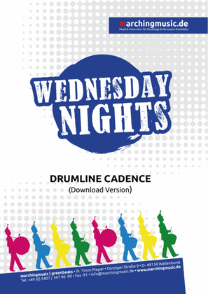 Book cover for WEDNESDAY NIGHTS Street Cadence