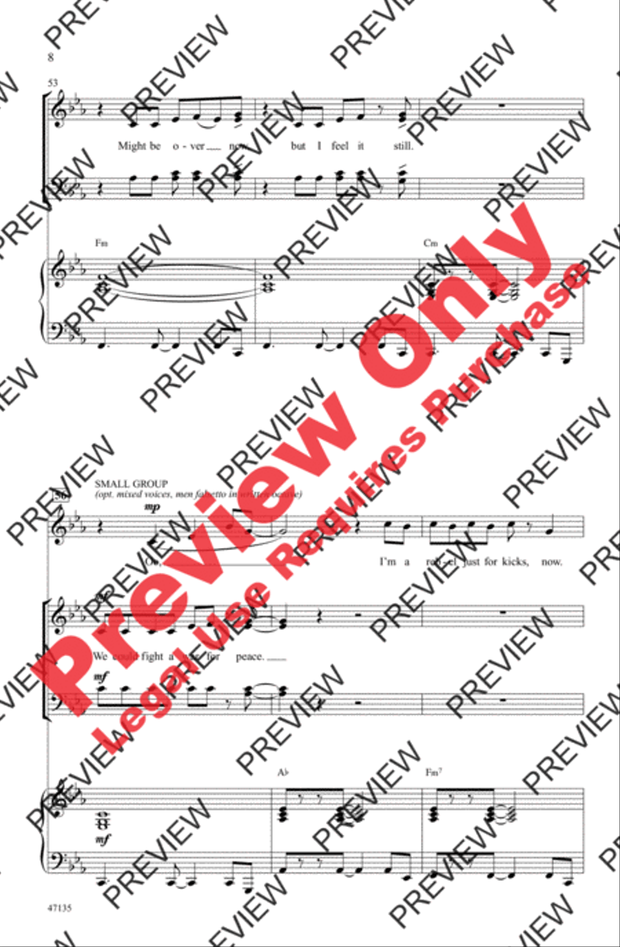 Feel It Still Feel It Still 4-Part scores gallery preview page 8
