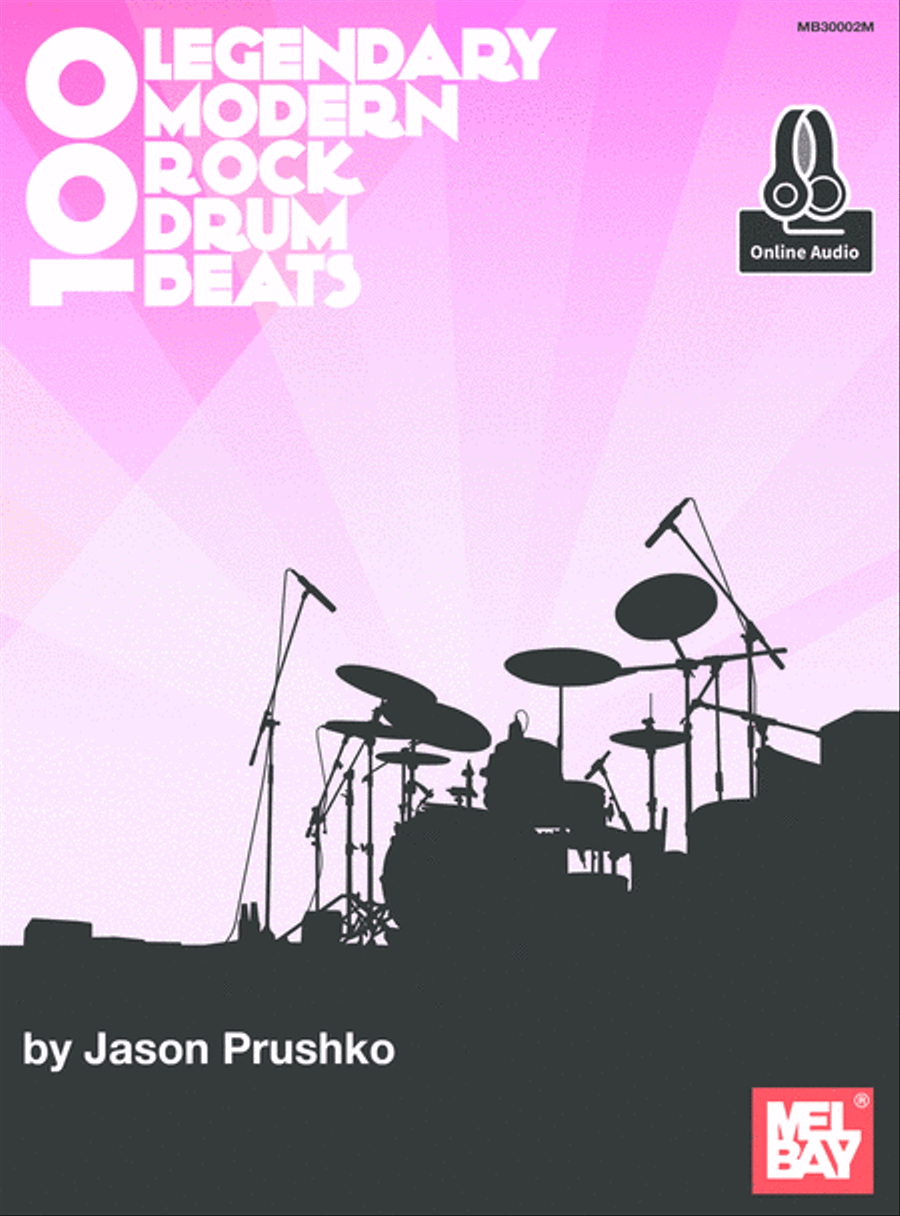 100 Legendary Modern Rock Drum Beats Drum Set scores gallery preview page 1