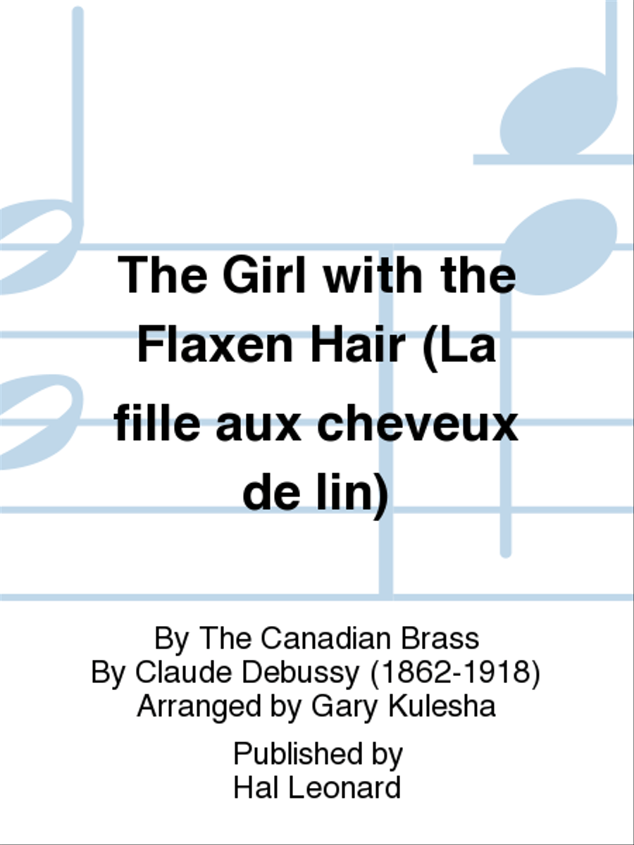 The Girl with the Flaxen Hair (La fille aux cheveux de lin) Brass Quintet scores gallery preview page 1