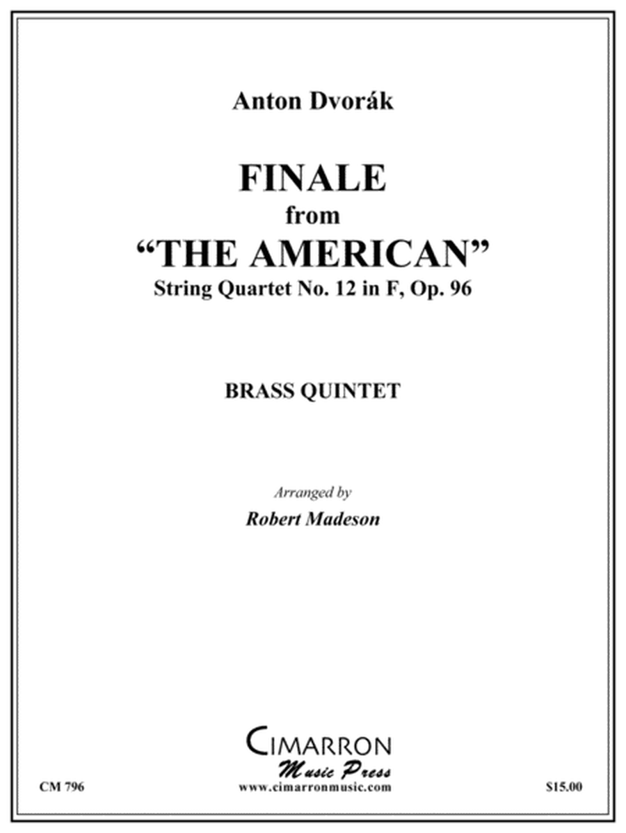 Finale from String Quartet No.12 (The American)