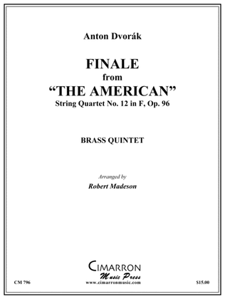 Book cover for Finale from String Quartet No.12 (The American)