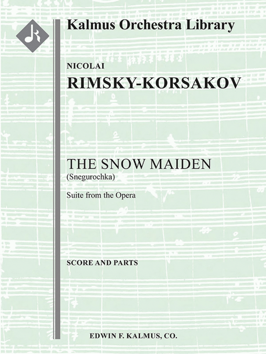 The Snow Maiden (Snegurochka): Suite from the Opera Chamber Orchestra scores gallery preview page 1