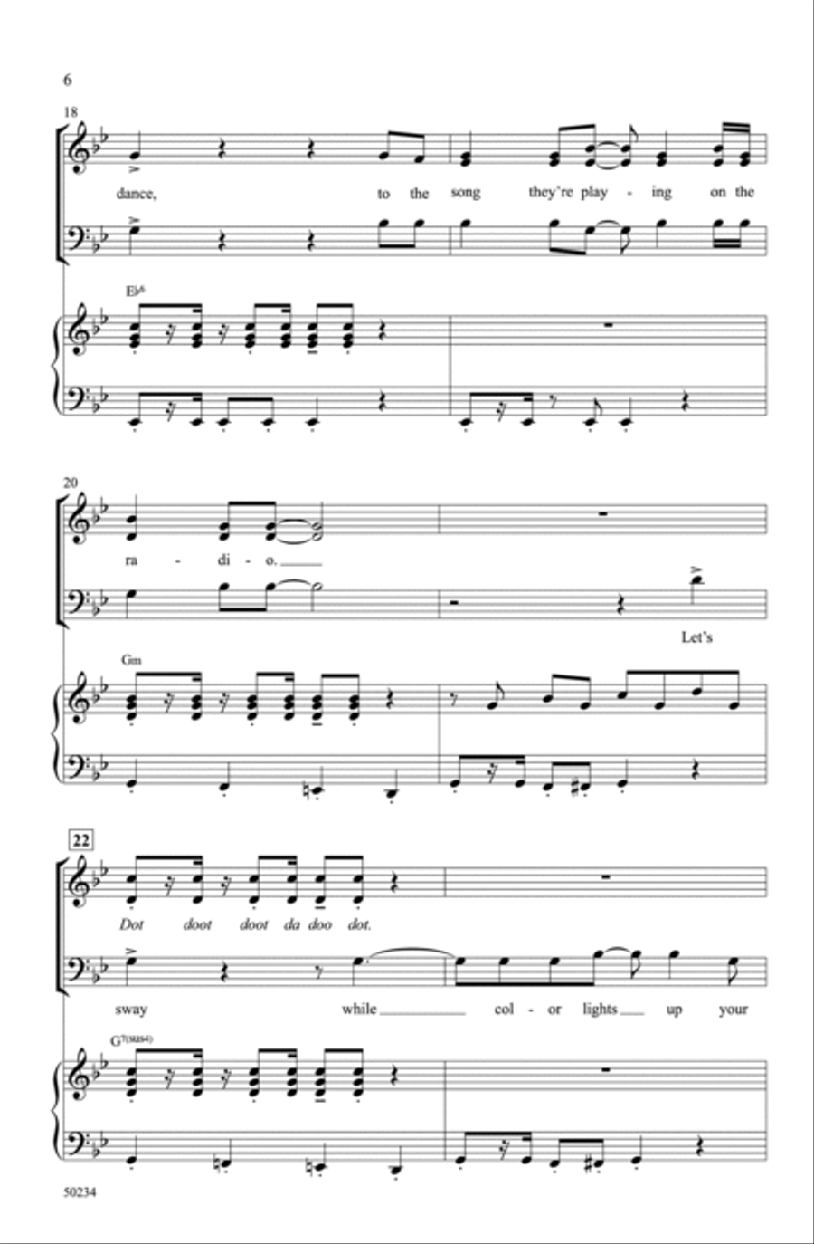 Let's Dance Let's Dance Choir scores gallery preview page 4