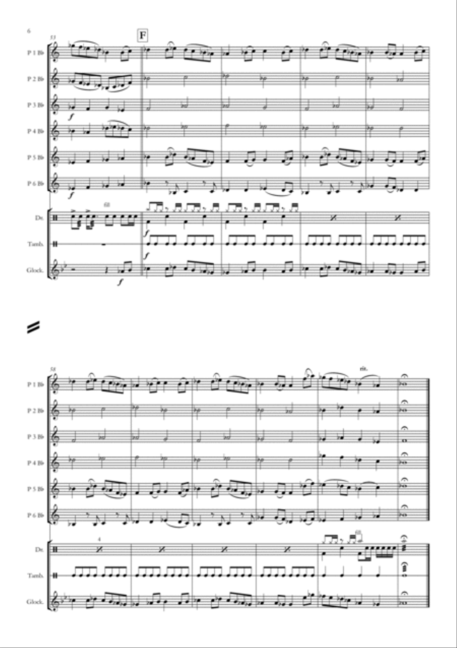 The Riddle Concert Band scores gallery preview page 6