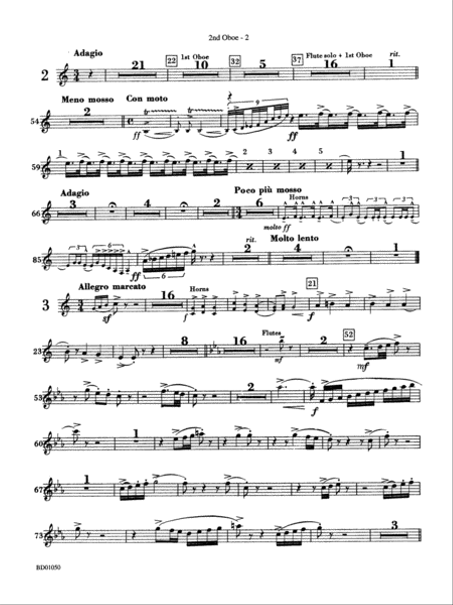Trittico: 2nd Oboe Trittico: 2nd Oboe Concert Band scores gallery preview page 2