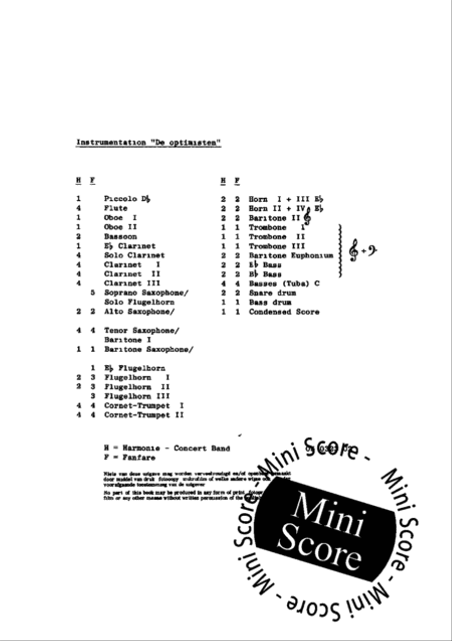 De Optimisten De Optimisten Concert Band scores gallery preview page 4