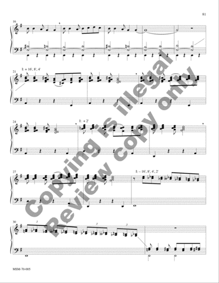 Savior of the Nations, Come (Full Score) Choir scores gallery preview page 75