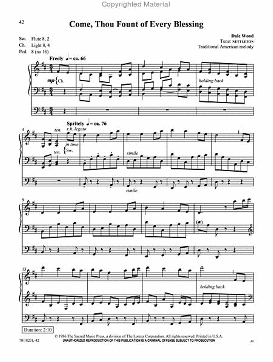 The Essential Dale Wood The Essential Dale Wood Organ Solo scores gallery preview page 4
