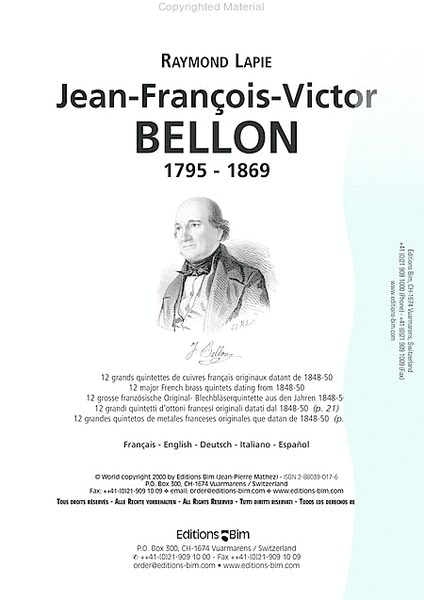 Jean-François-Victor Bellon (1795-1869)