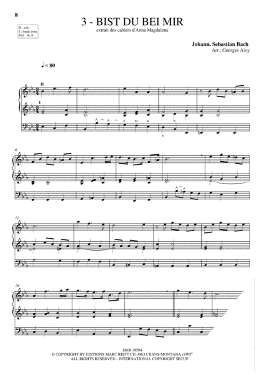 24 Pieces celebres Volume 1 Organ scores gallery preview page 6