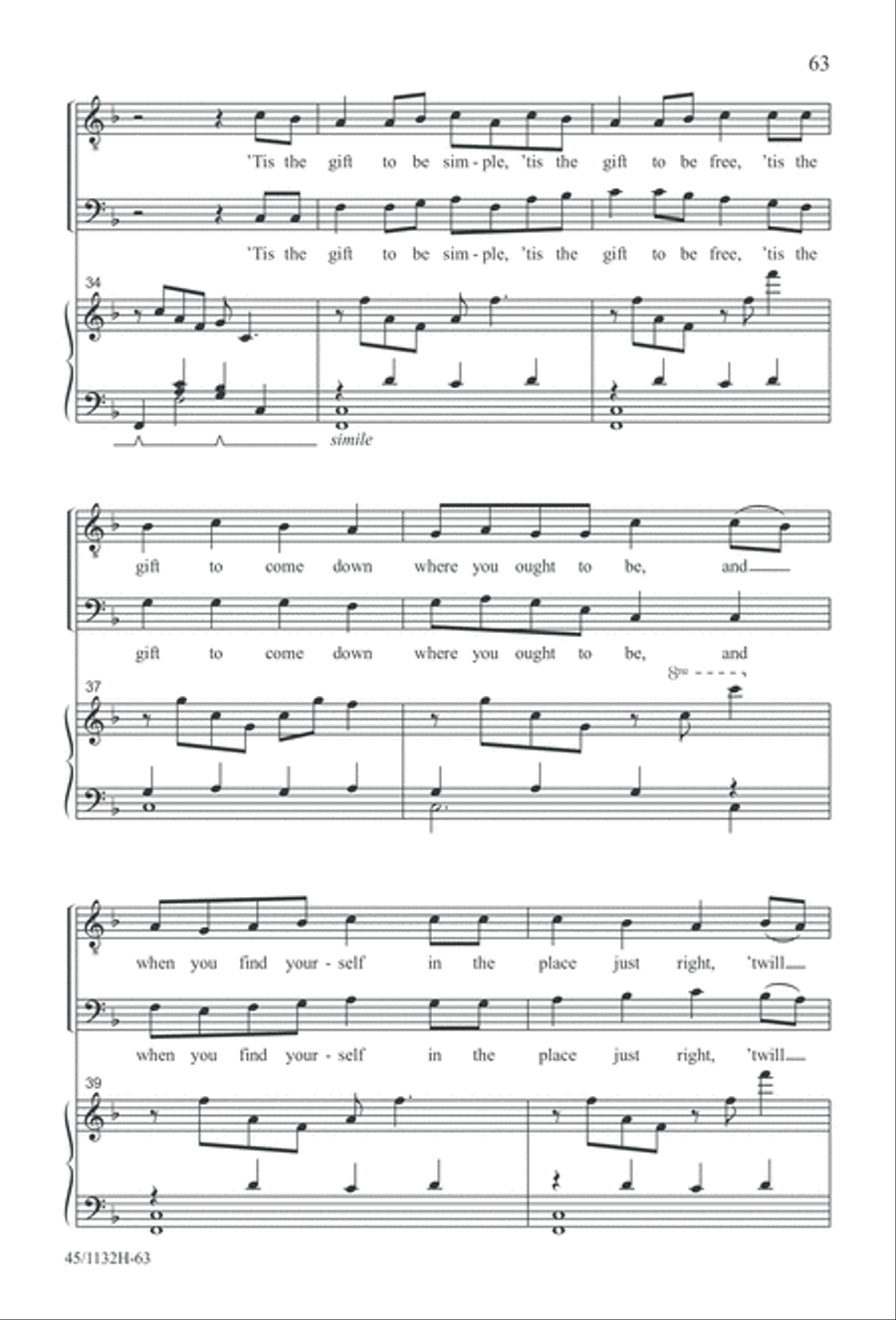 Singable Solutions for TB Choirs TB scores gallery preview page 63