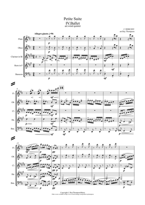 Debussy: Petite Suite Mvt.4 Ballet - wind quintet