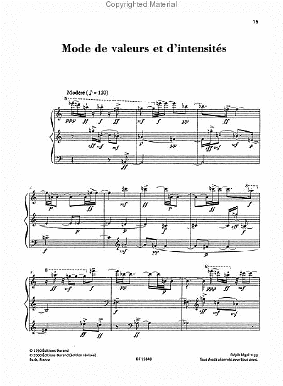 4 Études de rythme Piano Solo scores gallery preview page 3