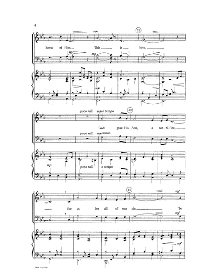 This Is Love This Is Love Choir scores gallery preview page 4