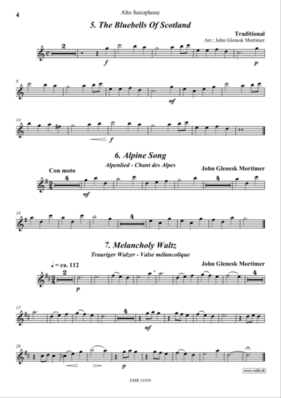 78 Solo Pieces Alto Saxophone scores gallery preview page 4