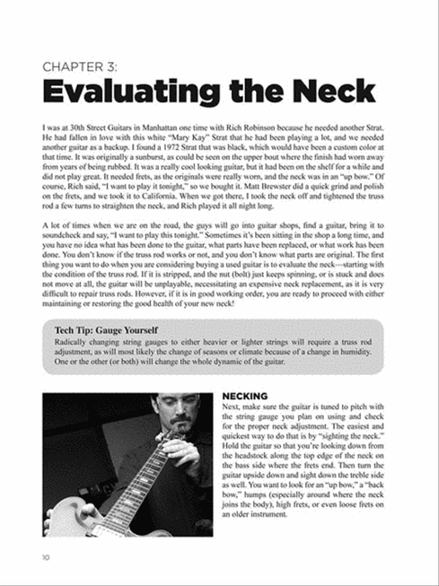 Guitarist's Guide to Maintenance & Repair Guitar Tablature scores gallery preview page 5