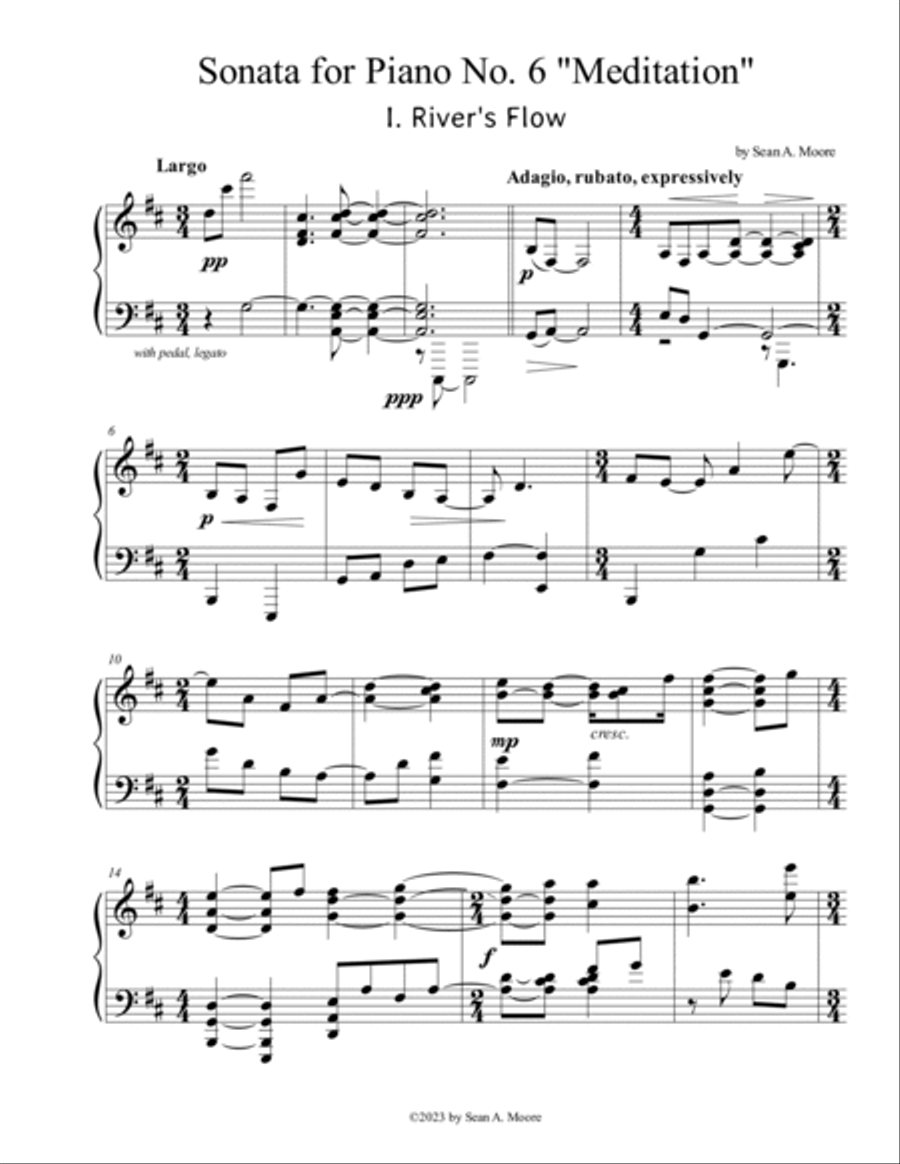 Sonata No. 6 for Piano 