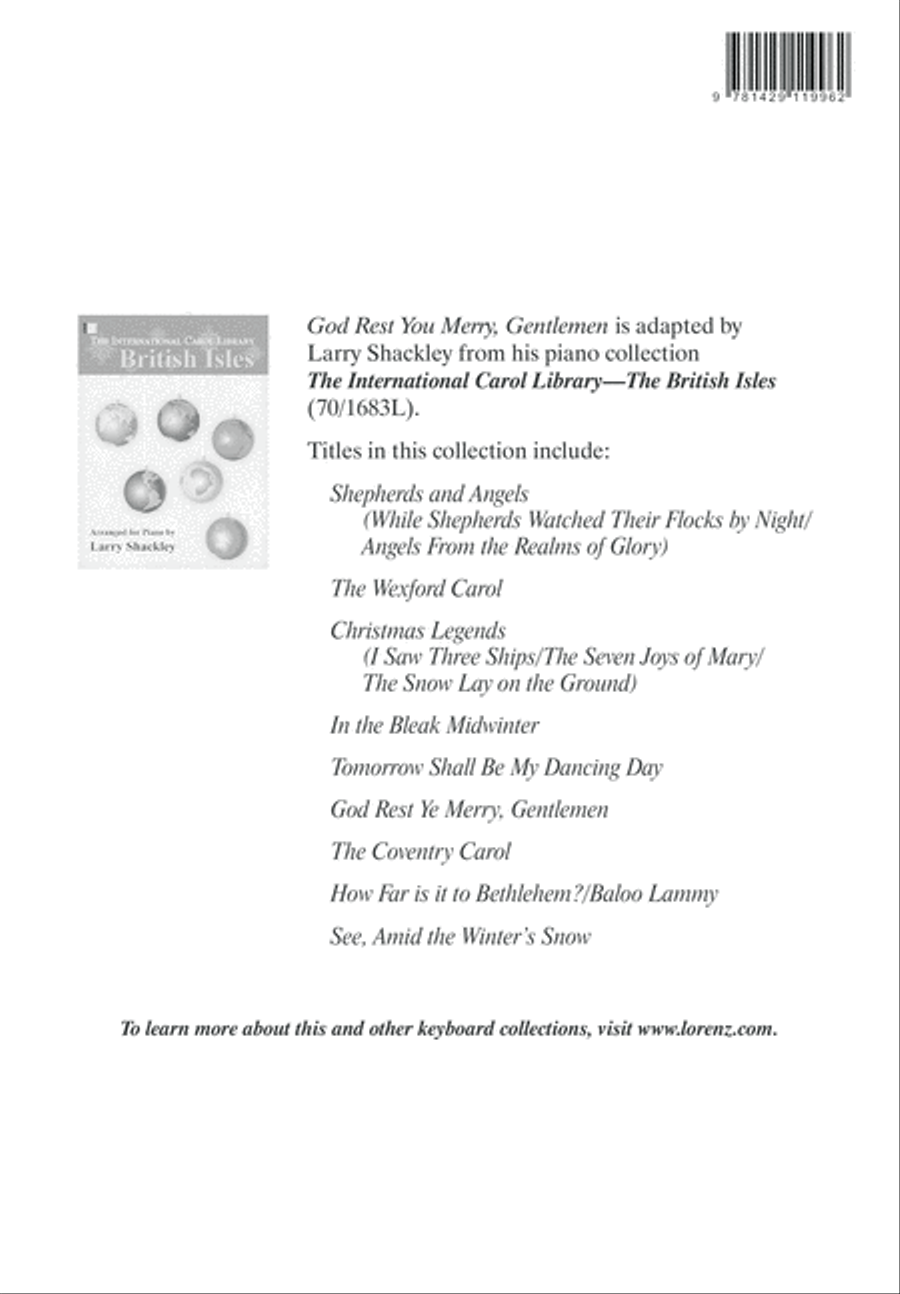God Rest You Merry, Gentlemen 3-Part scores gallery preview page 17