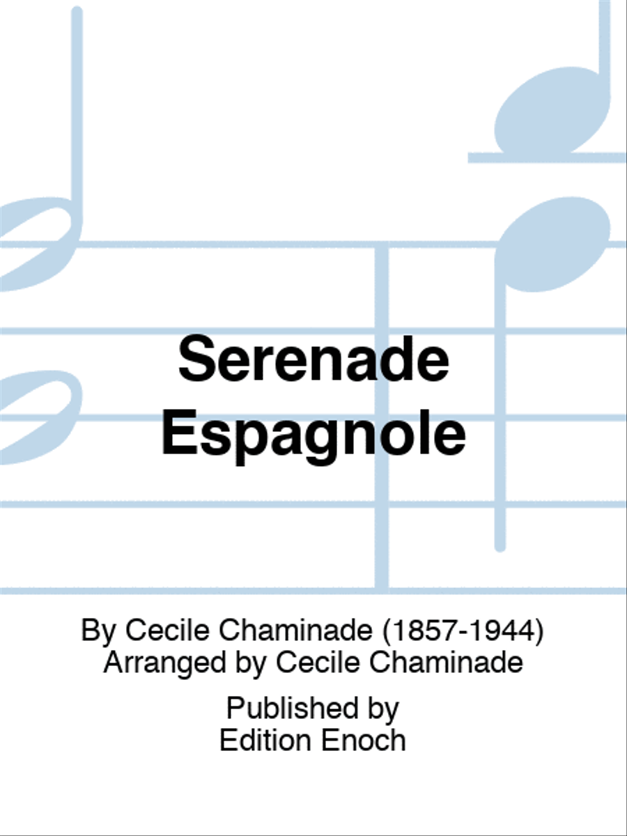 Serenade Espagnole Piano Solo scores gallery preview page 1