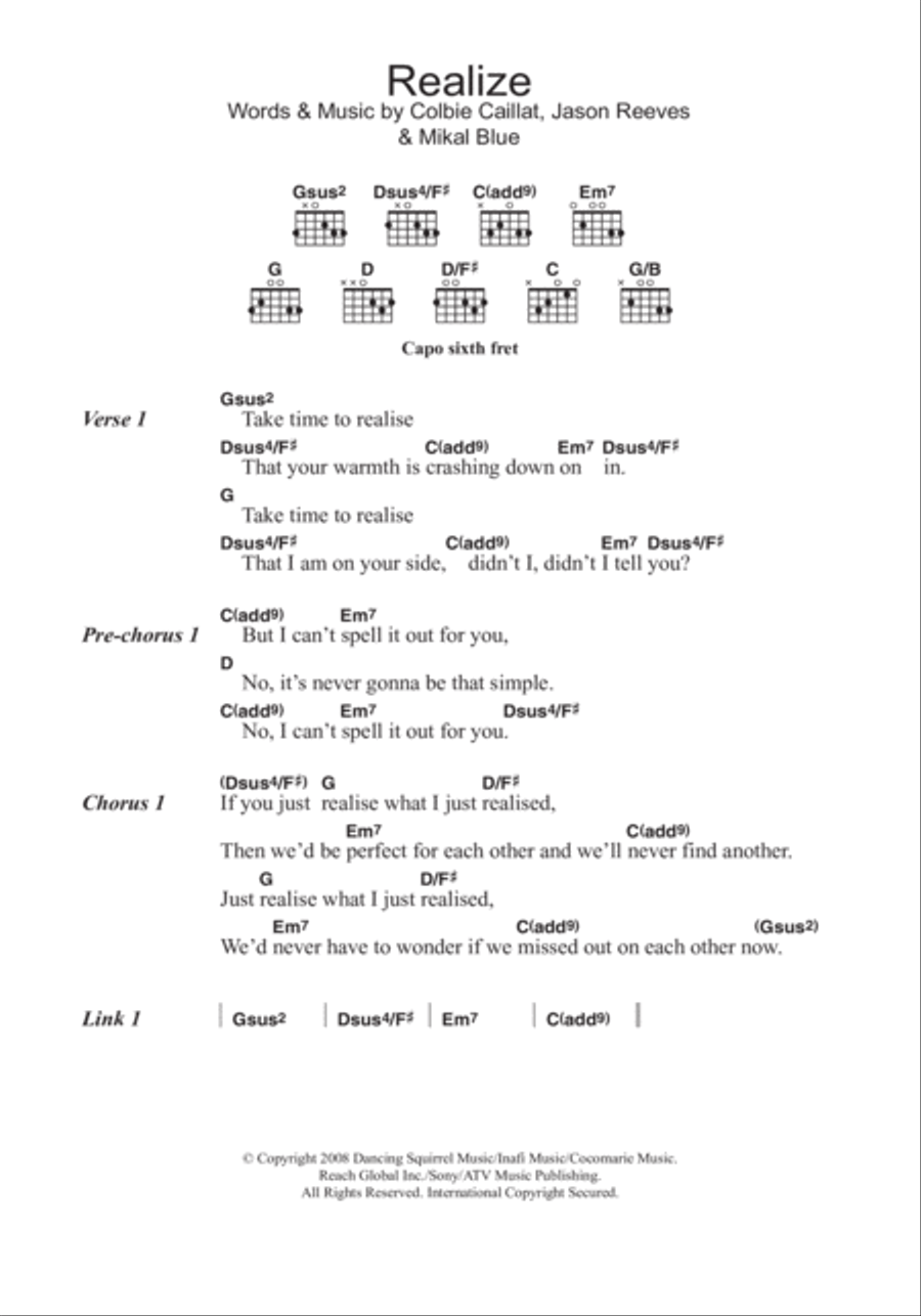Realize Acoustic Guitar scores gallery preview page 1