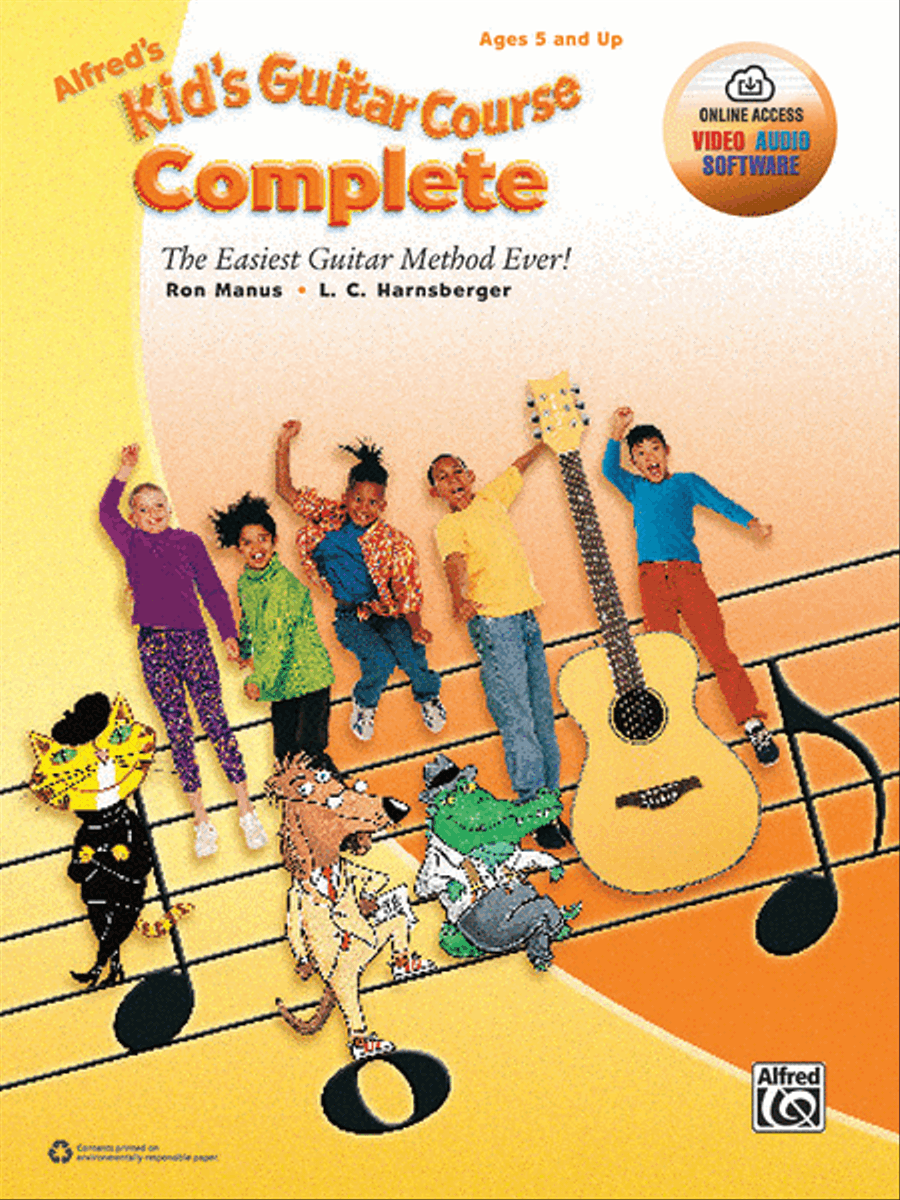 Alfred's Kid's Guitar Course Complete Easy Guitar scores gallery preview page 1