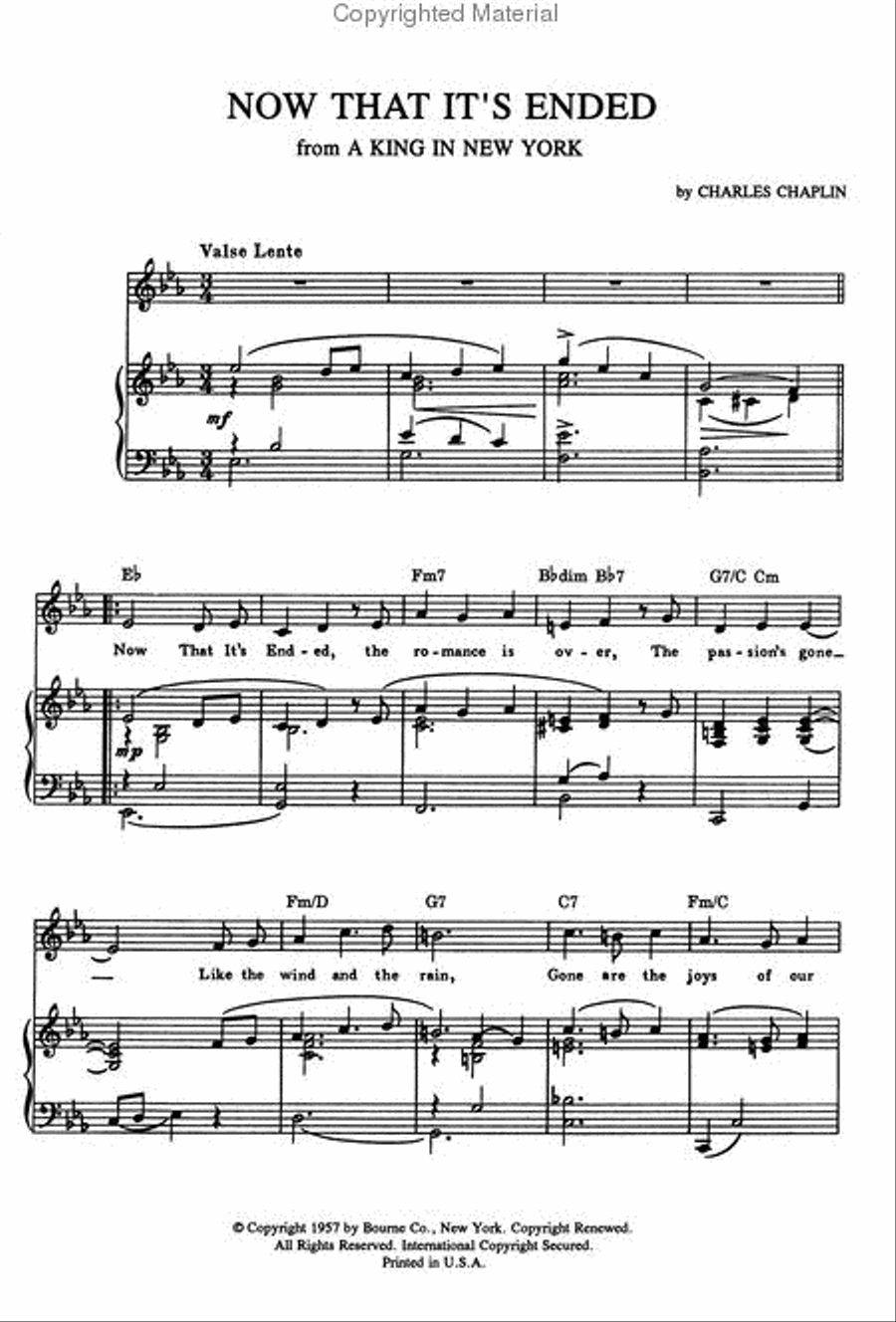 Songs of Charlie Chaplin Voice Solo scores gallery preview page 2