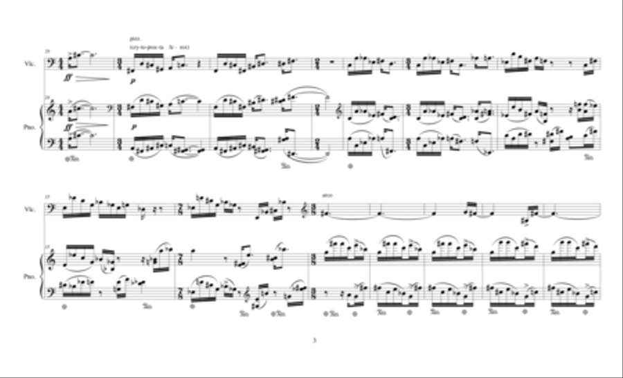 Lemurs are Afraid of Fossas for cello and piano Piano scores gallery preview page 10