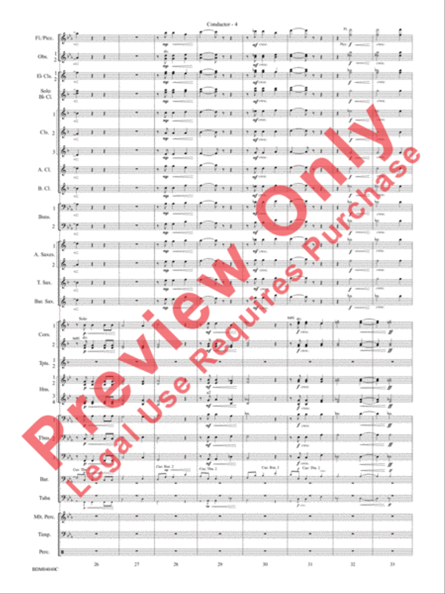 Overture 1812 Overture 1812 Concert Band scores gallery preview page 5