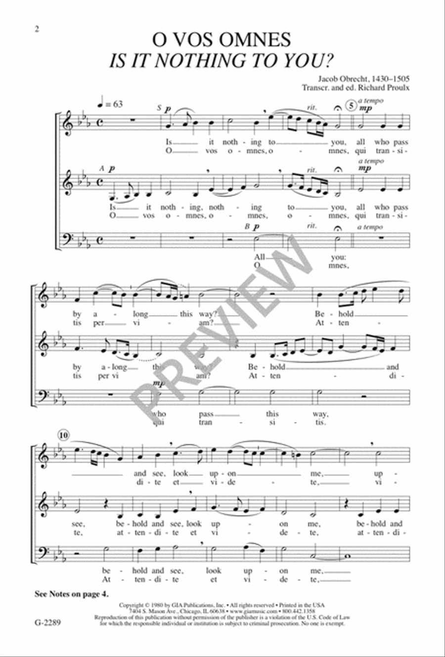 O Vos Omnes O Vos Omnes 3-Part scores gallery preview page 3